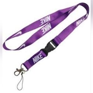 Purple Nike Breakaway Lanyard One Size Quick Release Key Chain ID Holder